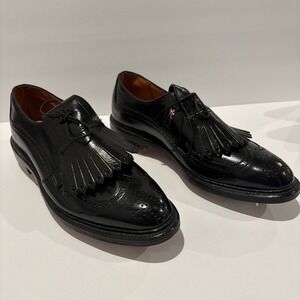 Connolly Kanga-Pro Kangaroo Leather Wingtip Golf Shoes 11D Spikes Kiltie Rare